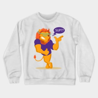 Cool Lion Crewneck Sweatshirt